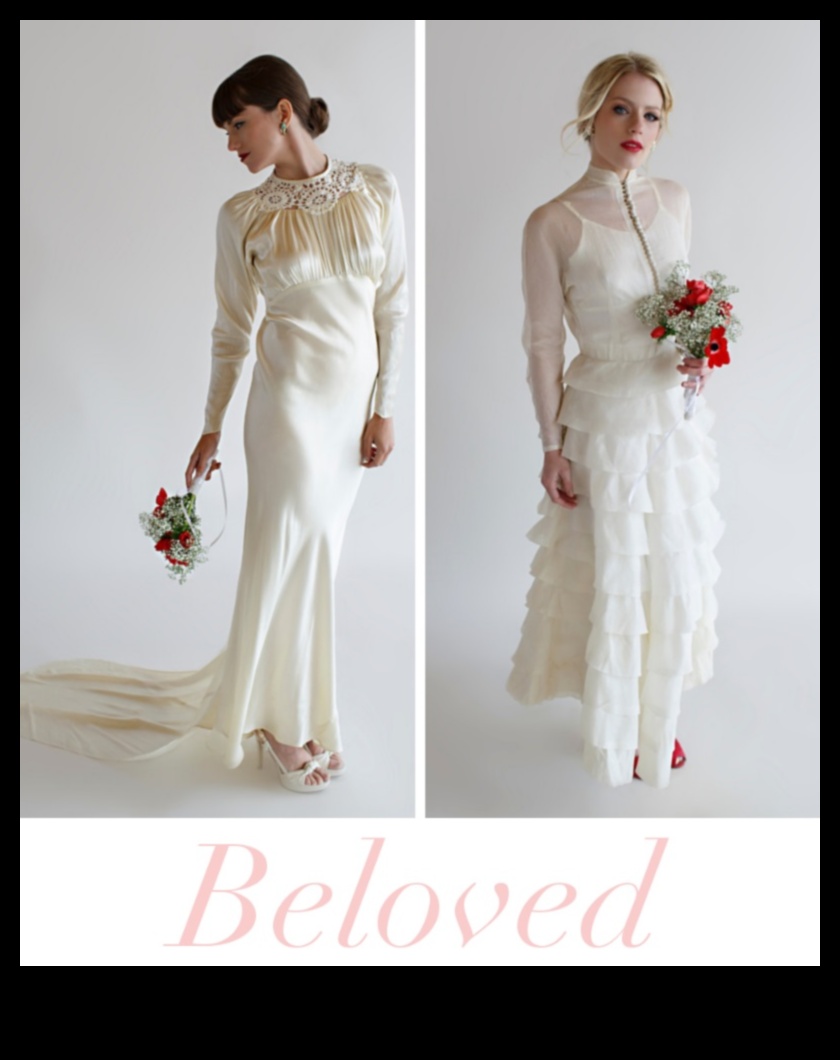 Heirloom Chic: rochii de mireasă vintage cu o poveste