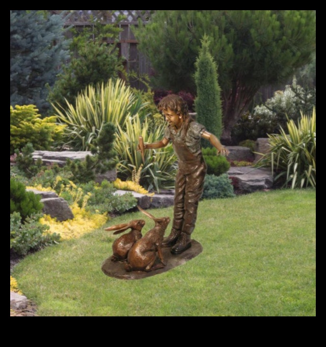 Înfloriri de bronz: atragerea artei de grădină sculpturală
