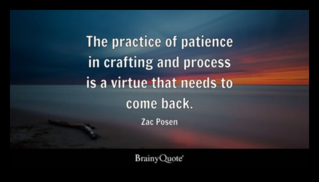 Arta răbdării în artizanat