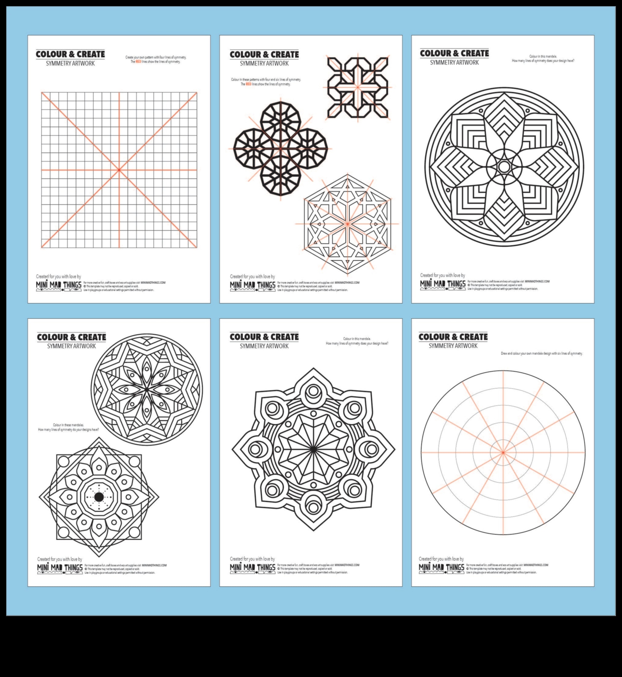 Arta simetriei în designul meșteșugului 2 Meșteșuguri de bricolaj și modele geometrice: crearea de simetrie în artă