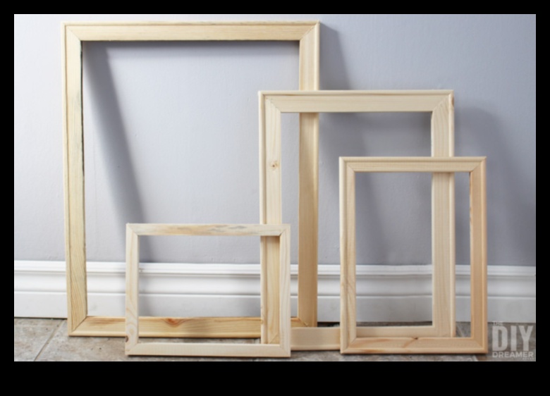 Imagine ușoară din lemn de bricolaj 4 rame 4 Cadre de imagine din lemn de bricolaj: cadre de artizanat pentru amintiri prețuite
