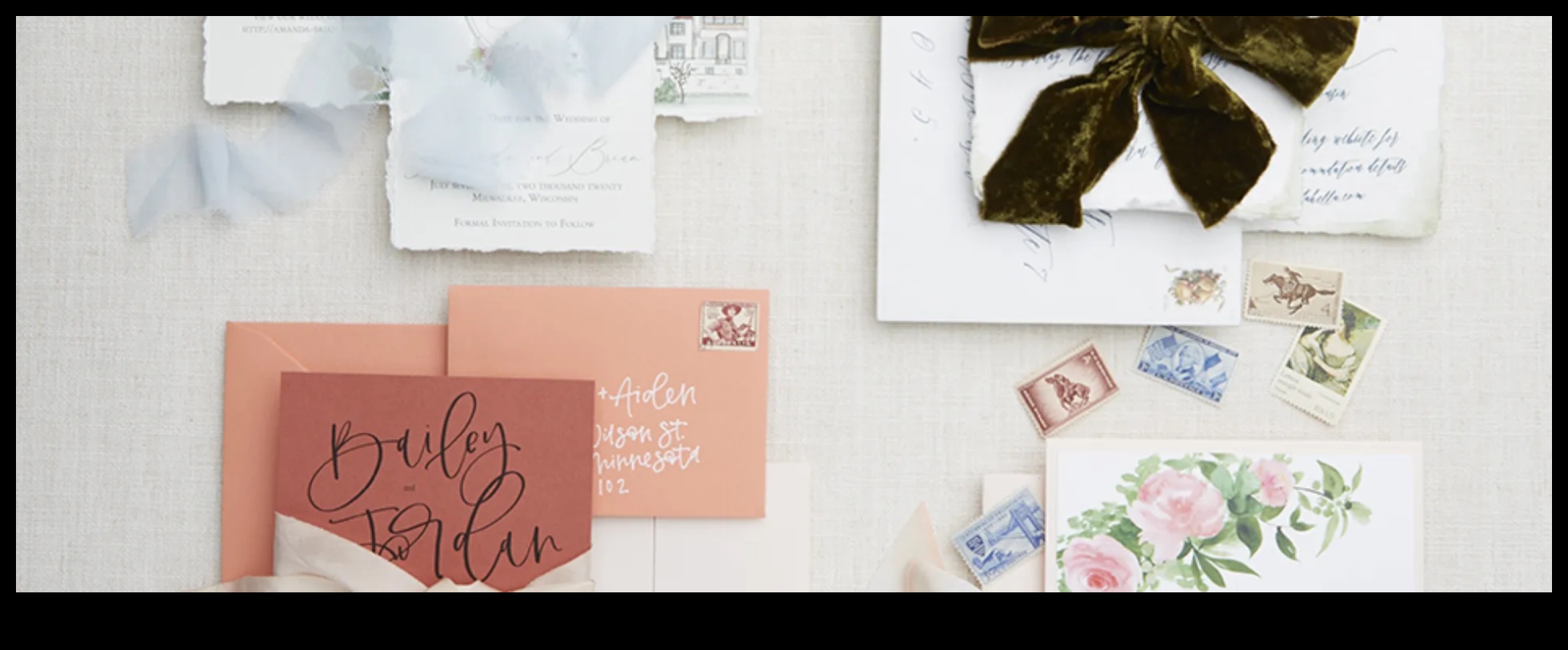 Impresiuni artistice invitații de nuntă concepute care îi vor face pe oaspeții tăi să -i facă pe 2 Impresii artistice: invitații de nuntă lucrate