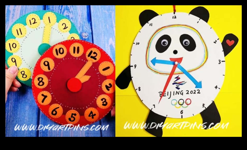 Ceasuri de hârtie de bricolaj: ceasuri handmade pentru decor