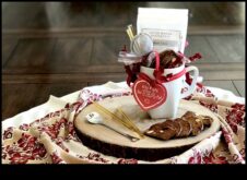 Grătește culinare Gătind cadouri pentru o zi de Valentine aromată